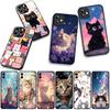 Cartoon Kitten Cat Eyes Lovely Phone Cover for Apple iPhone 16 15 14 Plus 13 12 Mini 17 Pro Max + ProMax 16E Air Case