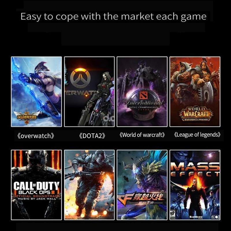 Gaming-Tastatur, Einhand-LED-Hintergrundbeleuchtung, tragbarer Mini-Gaming-Keypad, Game-Controller