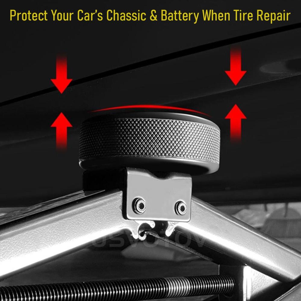 Jack Pad for Tesla 3 Y X S Lifting Jack Puck Jack Stand Rubber Pad Adapter Car Tire Repair Kit Tools Battery Protect Accessories