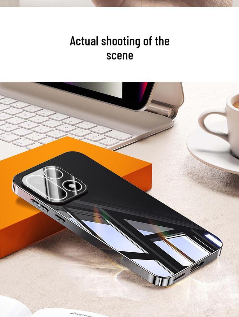 OnePlus 15 Ice Crystal Electroplating Case: Full Coverage Anti-Scratch Protective, Premium Feel, Lightweight & Thin Hard Shell