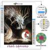 5D DIY Chinese Dragon Cross Stitch Rhinestones Diamond Drawing Embroidery Mosaic Home Decor