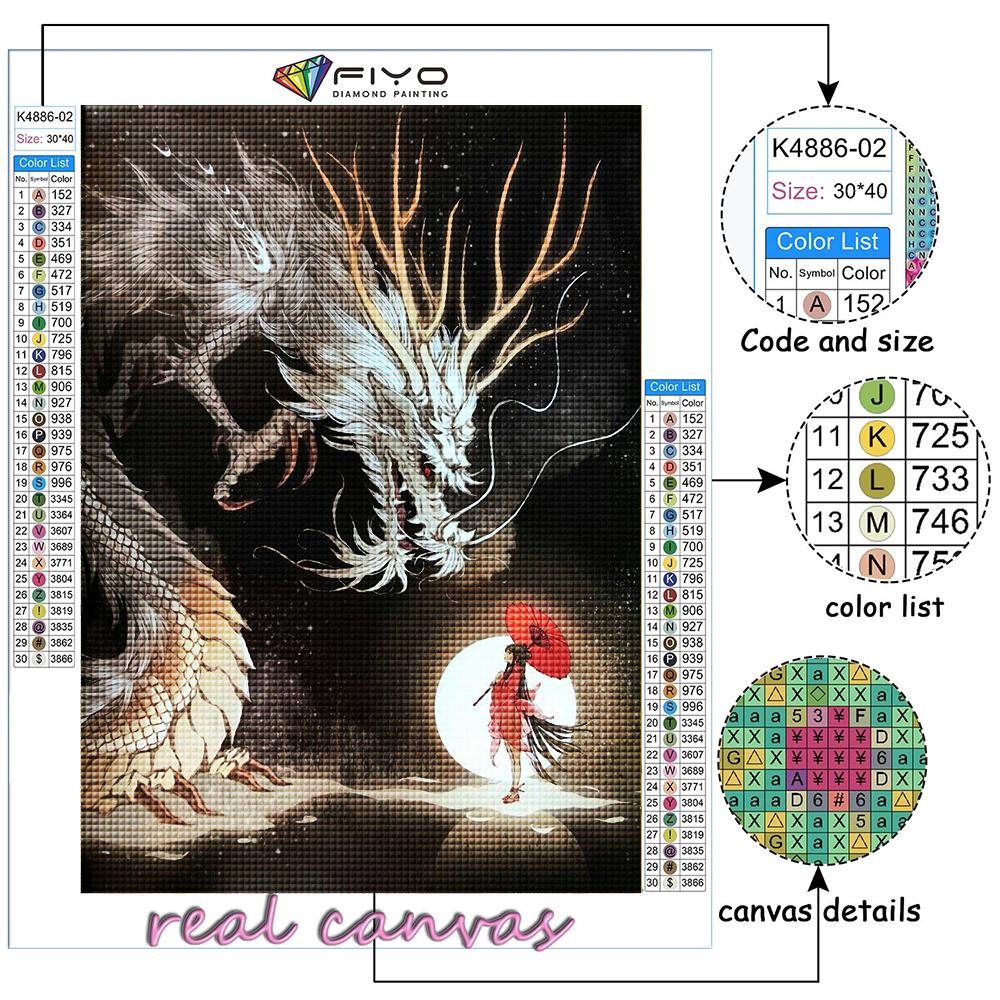 5D DIY Chinese Dragon Cross Stitch Rhinestones Diamond Drawing Embroidery Mosaic Home Decor