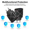 Mobile Phone Charging Head Fireproof Material 3.1A Multi-port 3USB+PD Type-c Mobile Phone Charger