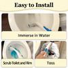 72Pieces Flushable Toilet Scrubber Refills Sanitary Disposable Toilet Cleaning Brush Replacement Pad Brush Accessories
