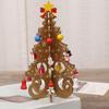 1 Pcs Christmas Decorations Creative Wooden Christmas Tree Ornament Home Desktop Party Decor Xmas New Year Kids Gifts