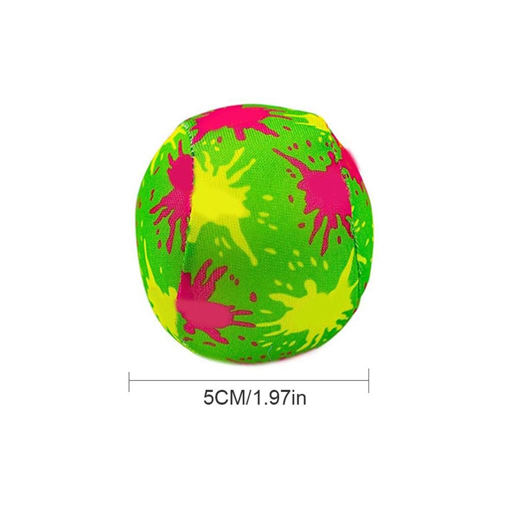 12 Pieces 5cm Water Balls Beach Interactive Sponge Cloth Toys Party