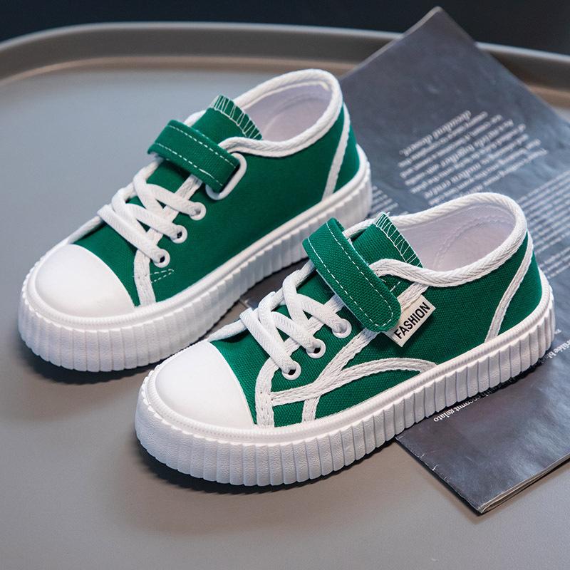 Girls Canvas Shoes Summer Breathable Soft Sole Board Shoes Boys Versatile Fashion Sneakers