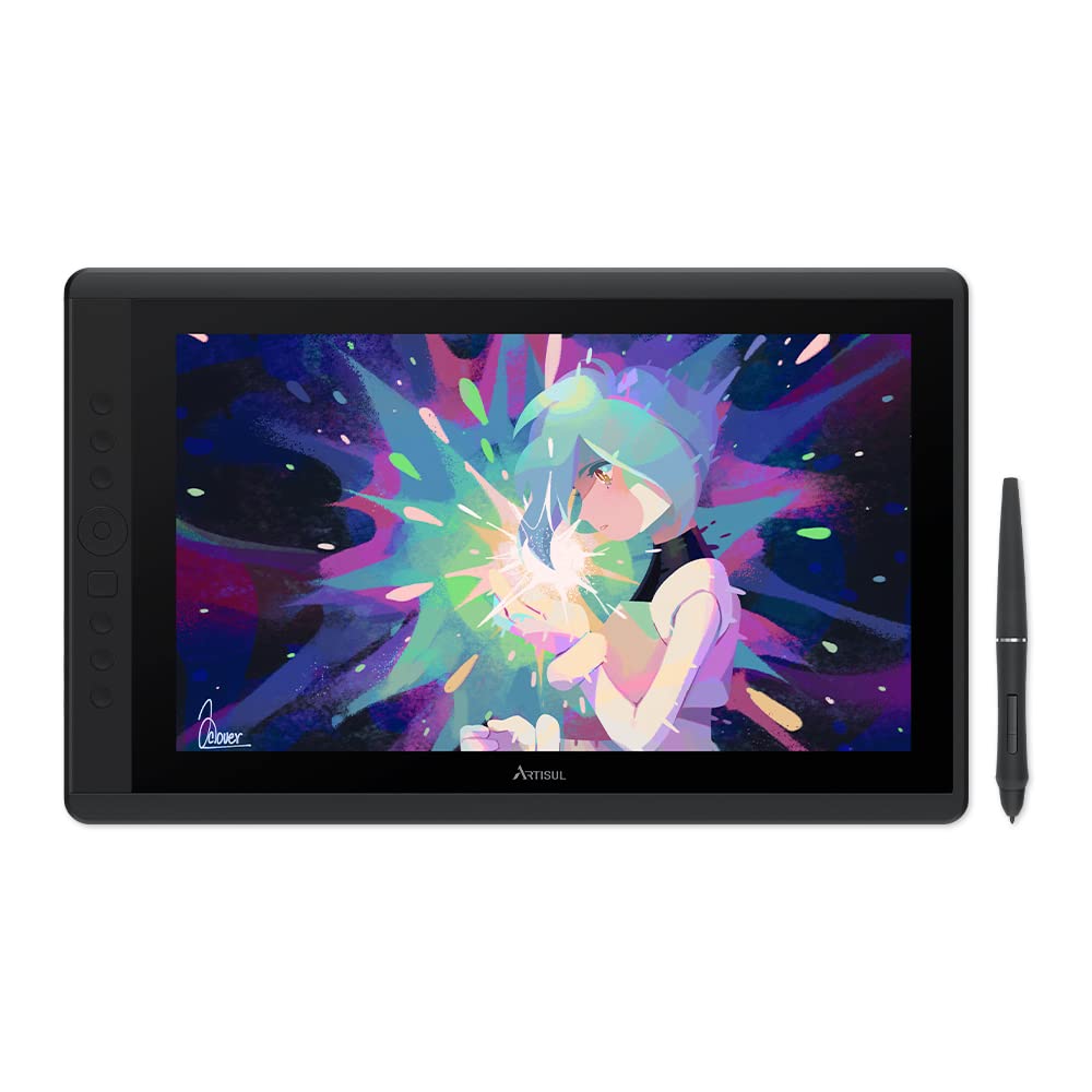 Artisul D16 15.6-inch LCD Tablet with IPS Panel, Supports both LCD and Tablet Modes, Compatible with Mac and Windows