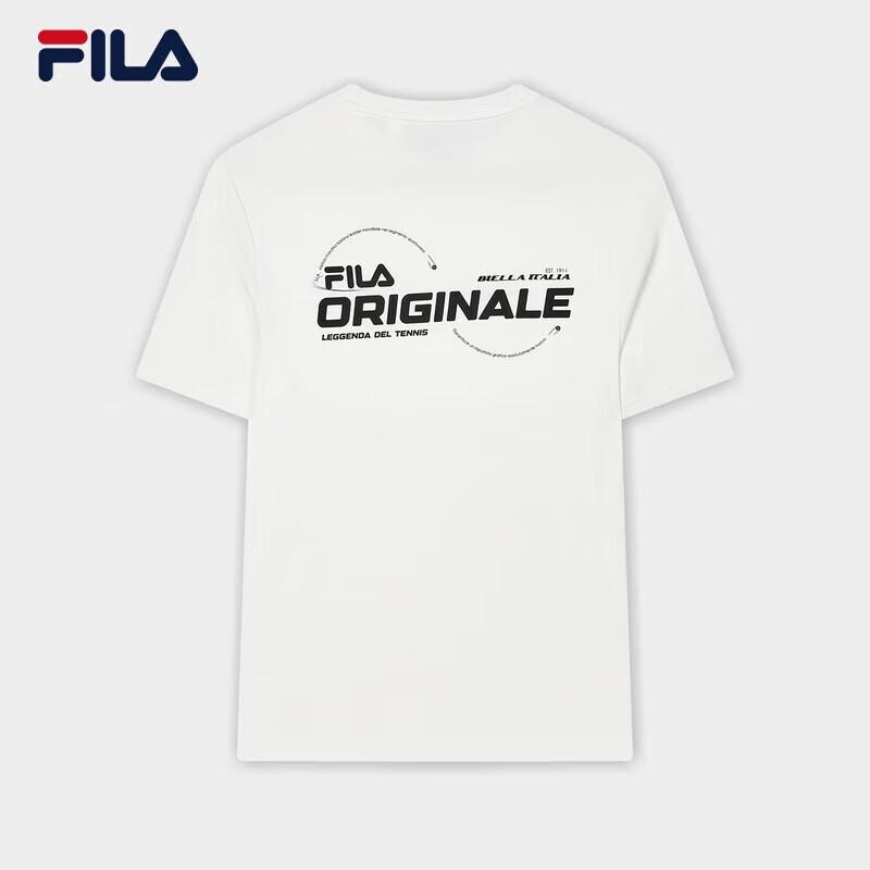 Fila Men's Pure Cotton Knitted Short-Sleeve T-Shirt