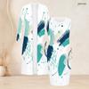 Women Plus Size Abstract Leaf Printed Long Sleeve Open Front Cardigan Sleeveless Bodycon Dress Two Piece Set