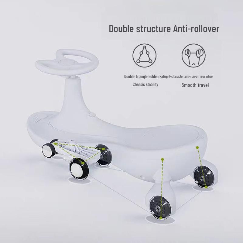 Maiduomi Anti-Rollover Twisting Sliding Car for Ages 1-6: Rocking Toy for Kids and Adults
