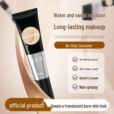 Cuisifan Concealer Cream: Covers Tattoos, Spots, Acne Scars, Dark Circles, Invisible Pores - Single Color Flaw Coverage