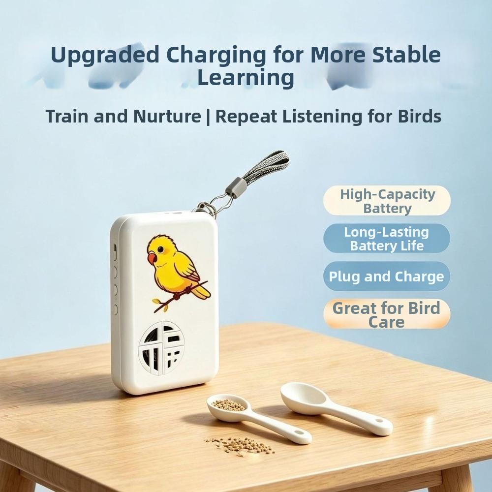 Interactive Bird Talking Trainer Auto Cycle Speech Training Machine Education Purpose