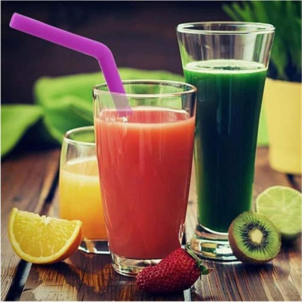 Disposable Plastic Flat Mouth Straight Tube Milk Tea Straw