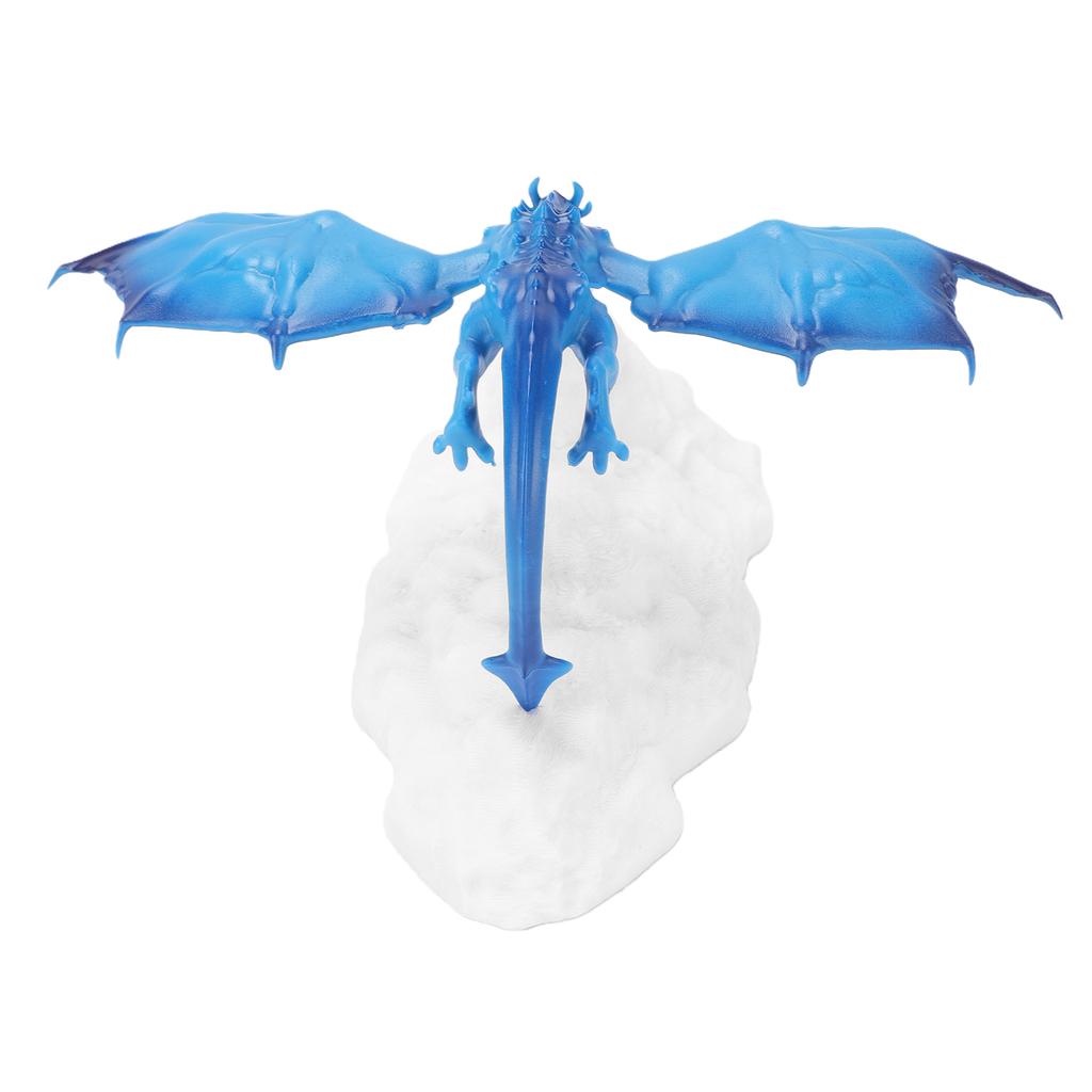 3D Printed Blue Ice Dragon Lamp Novel Creative Battery Operated Desk Lamp Decor Breathing Night Light Ornament for