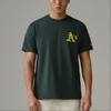 New Era MLB Logo Print Crew Neck Short Sleeve T-Shirt Unisex T-Shirts Green 13546441
