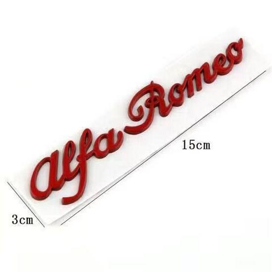 Alfa Romeo SPORTIVA Klaver Spatbord & Achter Embleem Sticker