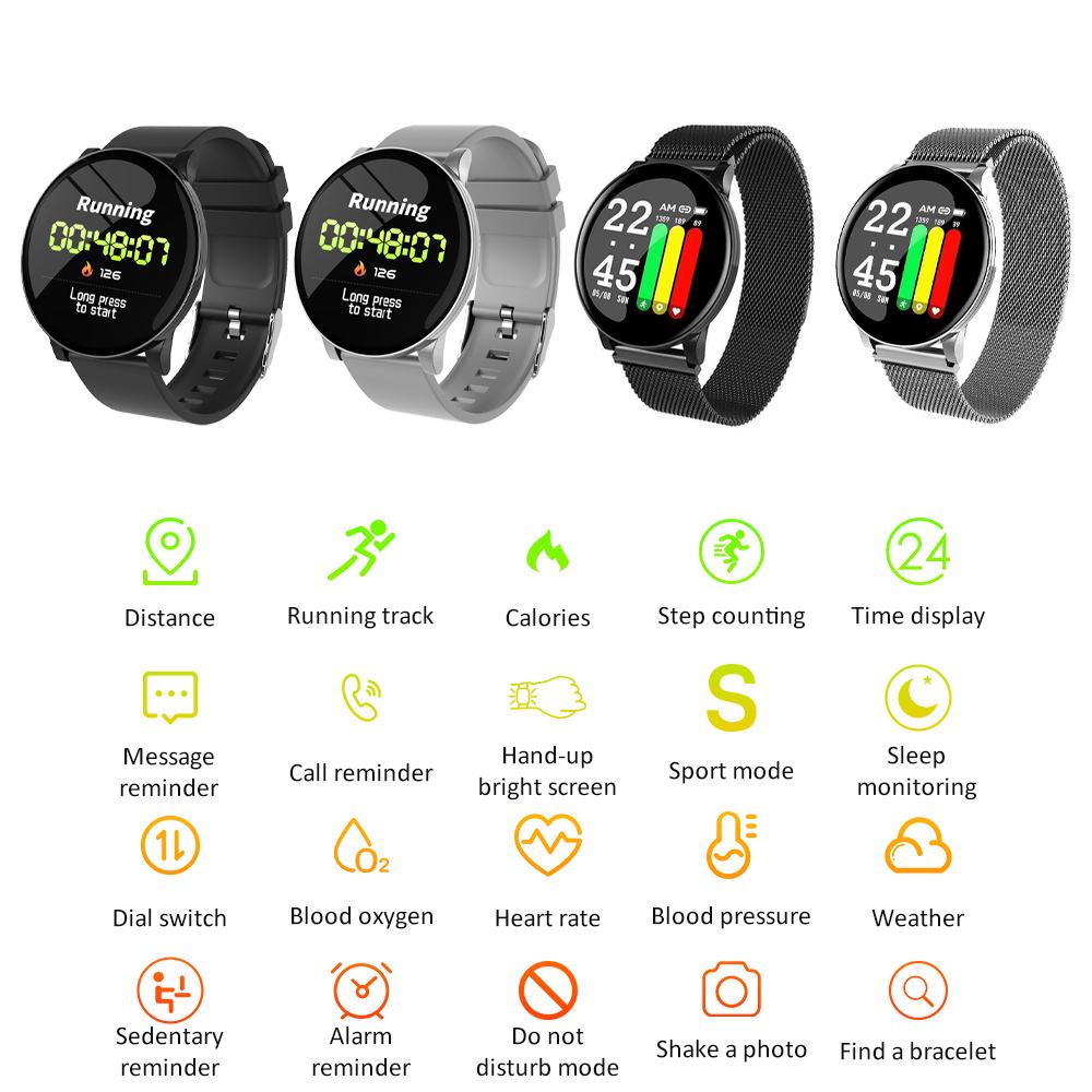 Fitness Tracker Smartwatch W8 Manual Smartband W8 IPX7 Waterproof