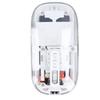 Bluetooth Wireless Mouse BT1 BT2 2.4GHz 3 Mode Silent Adjustable DPI Rechargeable Transparent Mouse