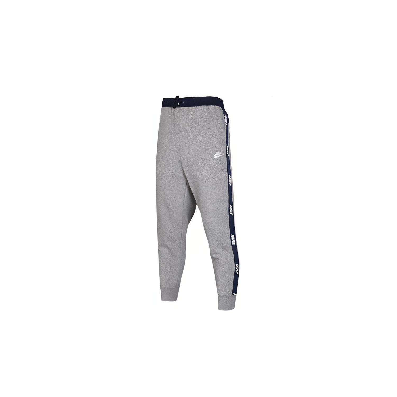 Nike Athleisure Casual Sports Fleece Stay Warm Cozy Knit Long Pants Gray Men s CJ4432-063 XL