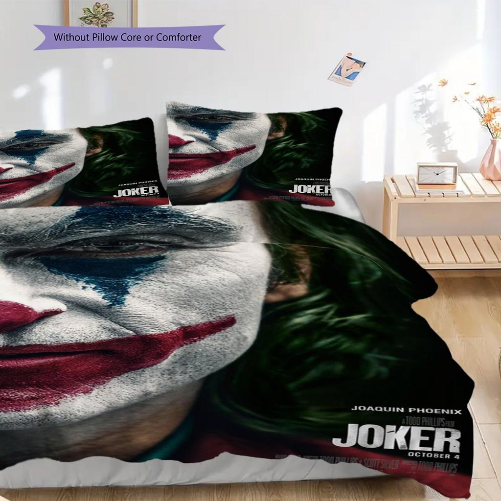 Joker Clown'S Rise Bedding 1 Duvet Cover 2 Pillowcase Without Core Duvet Cover And Pillowcase Christmas Birthday Gift Bedding Set