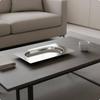 Geometric Stainless Steel Tray Mirror Finish Modern Metal Display Decorative
