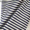 ZANZEA Womens Round Neck Long Sleeve Casual Stripe Blouse