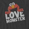 Sesame Street Unisex Adult Love Monster Heather T-Shirt