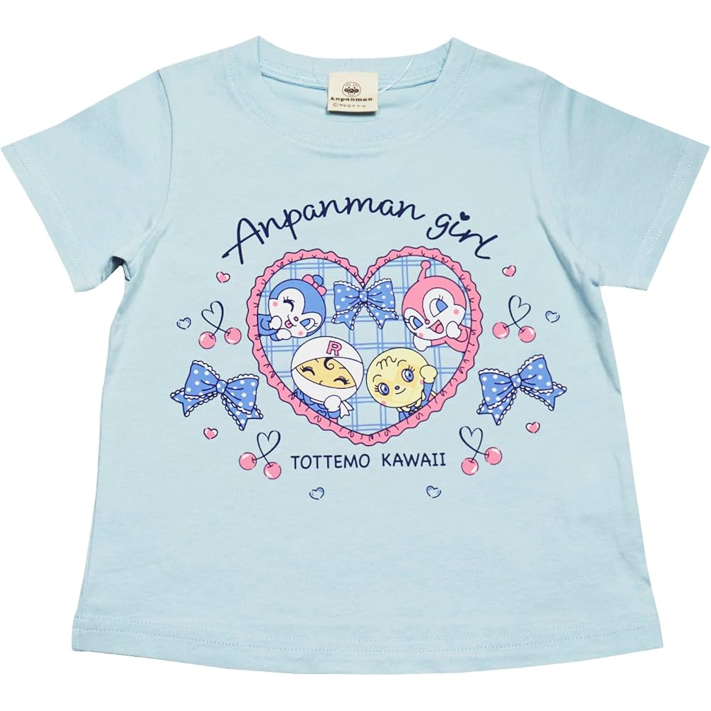 [Bandai] [Body 100% cotton] 2026 summer Anpanman Tenjiku Dokin-chan Kokin-chan summer A line shor...