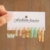 Women's Tassel and Pearl Crystal Stud Earring Set