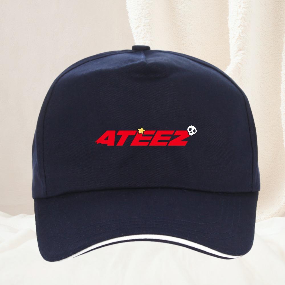 KPOP ATEEZ Years Cartoon Baseball Cap Hongjoong Mingi San Yunho Fans Gift Fans Concert hat