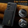 DG.MING M1 Serie für Samsung Galaxy Z Fold7 5G Handyhülle PU + TPU + PC Rückabdeckung mit magnetischem Tri-Fold Wallet Ständer