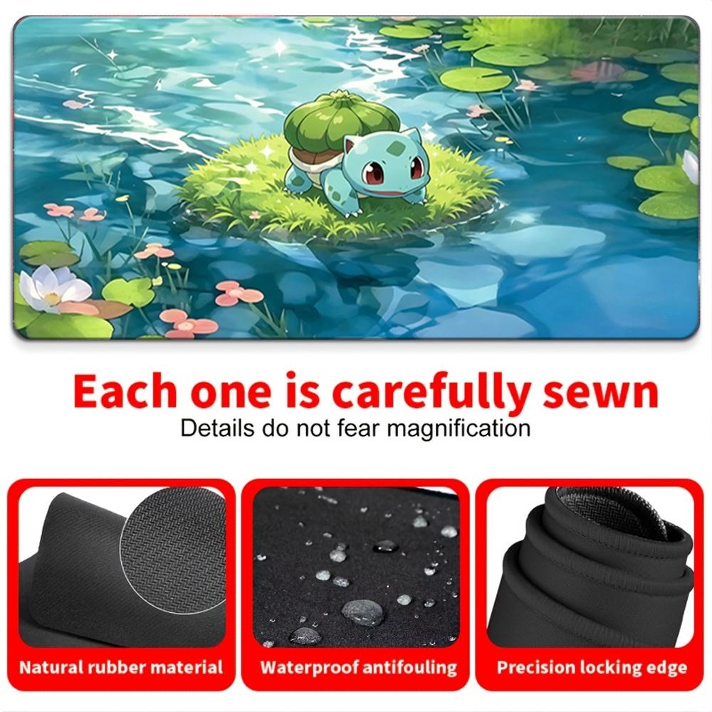 Gardevoir in Rainy Forest Gaming Desk Mat NonSlip Washable Mouse Pad 30x80x0.2cm
