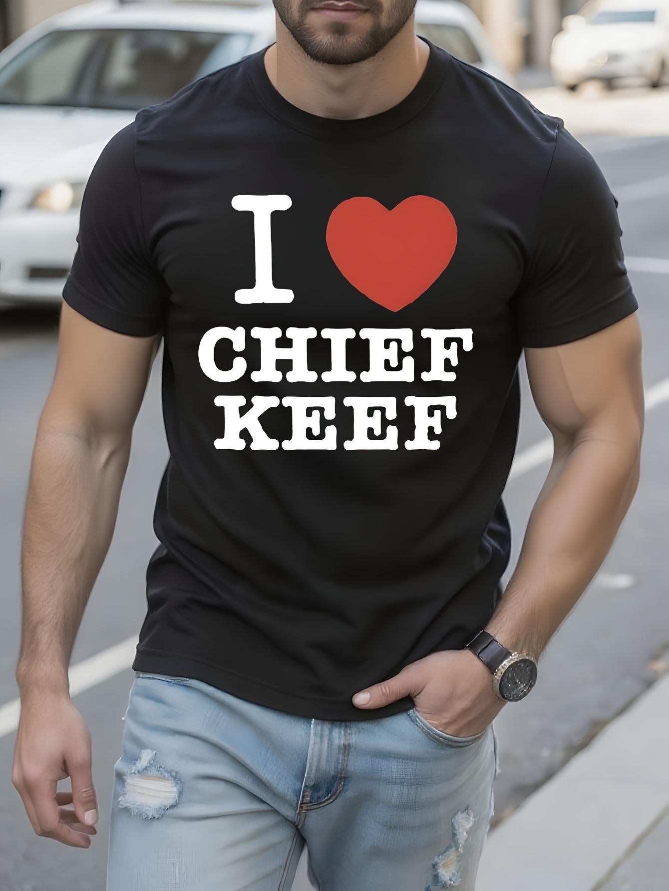 Vintage Gothic Hip Hop Tshirt I Love Chief Keef Graphic Tee XL