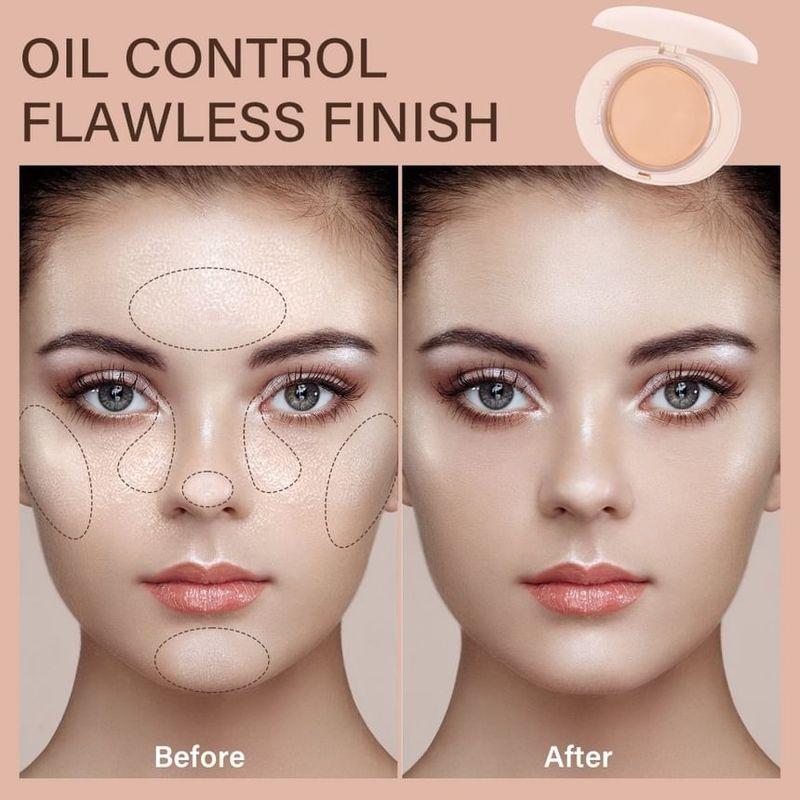 UCANBE - Flawless Oil-Control Matte Powder Pact - 3 Shades