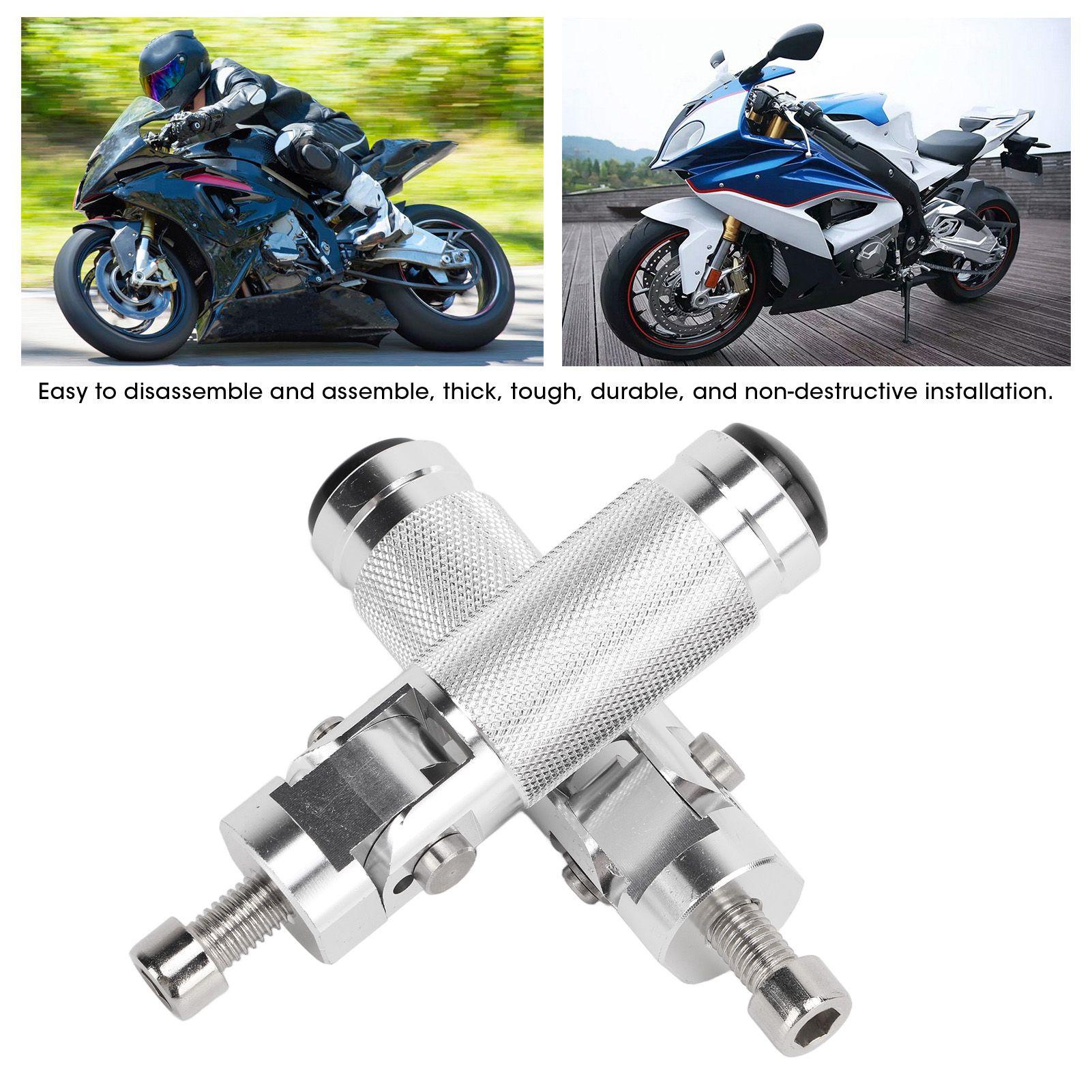 Motorcycle Folding Aluminum Alloy Foot Rest Pedal Replacement Footrest