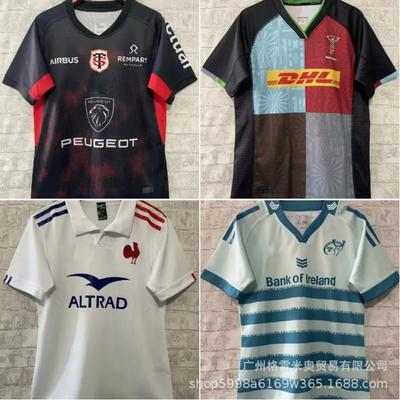 Fotbalový tréninkový dres Pánský Dámský Rugby Série 2425 Samoa Nový Zéland Munster Anist Šašek Lens Krátký rukáv Prodyšný