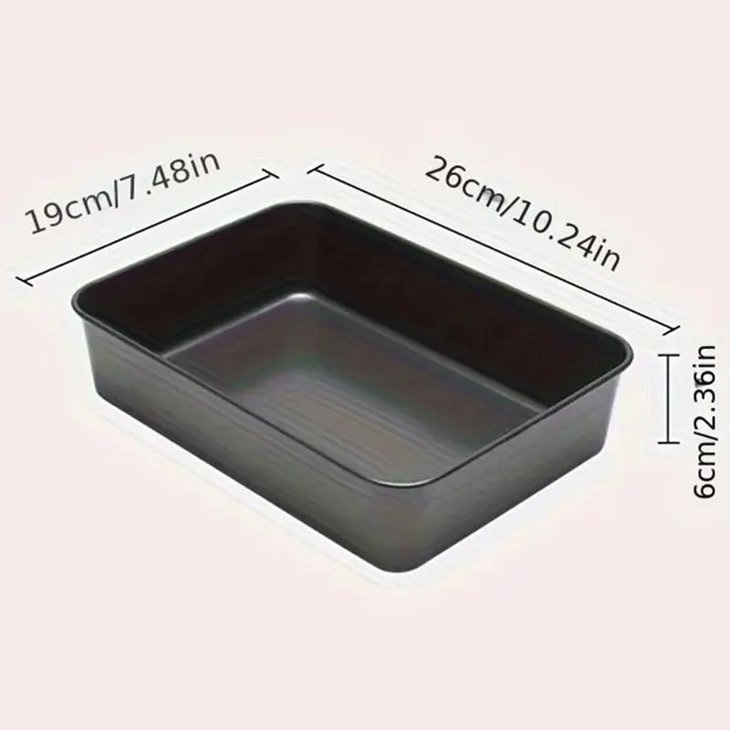 1Pc Nonstick Cake Pan Rectangular Casserole Pans Casserole Baking Pan Lasagna Container Carbon Steel Baking Pan