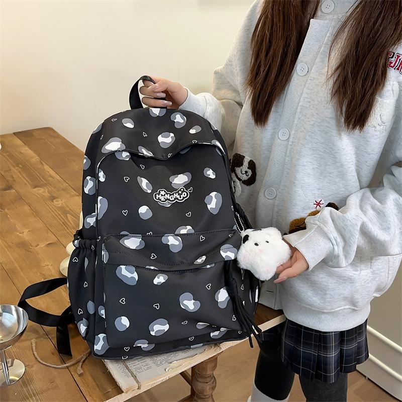 College Style Student Schoolbag Print Lightweight Backpack