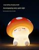 USB Rechargeable Silicone Mushroom Night Light for Kids