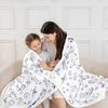 Airplane Pattern Blanket Soft Fleece Throw Kids Room Decor Aviation Theme Baby Gift Home Decoration