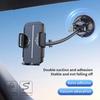 Flexible Soft Tube Car Phone Mount with Large Suction Cup for Windshield or Dashboard