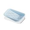 Convenient Double-Layer Soap Box Slanted Drainage Waterproof Soap Case Thickened Plastic Soap Dish Bathroom