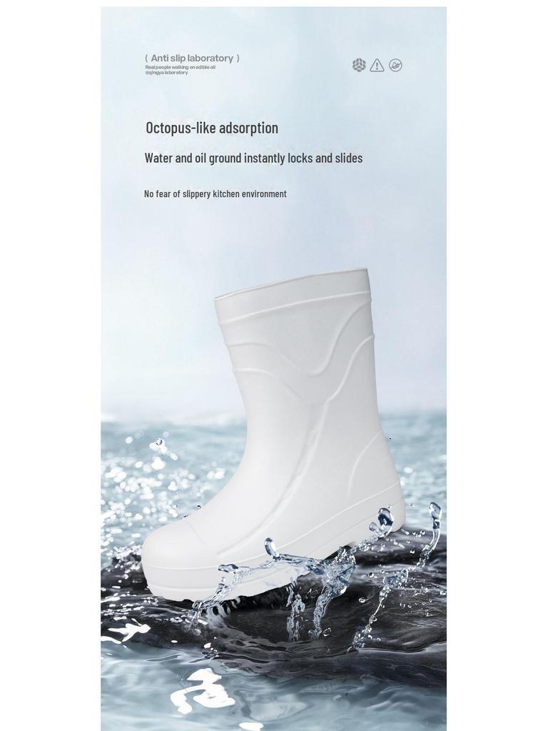 2025 Chef Shoes: Wear-Resistant, Lightweight, Comfortable, Waterproof, Oil-Proof, Non-Slip for Hotel Kitchen Work