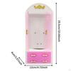 Mini Wardrobe Doll Clothes Holder DIY Versatile Creative Miniature House Furniture for Childrens Day