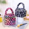 Große Kapazität Kosmetiktasche mit Leopardenmuster Hohe Schönheit Kosmetiktasche Reise Kosmetik Aufbewahrung Kosmetiktasche Neue Große Kapazität
