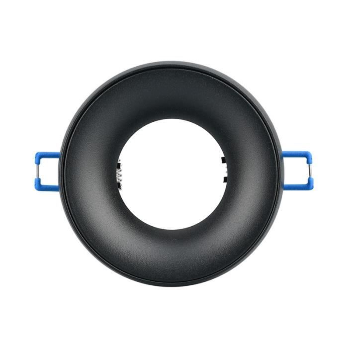 Spot LED - ALPHA - GU5.3/GU10 - Noir - Aluminium - IP20