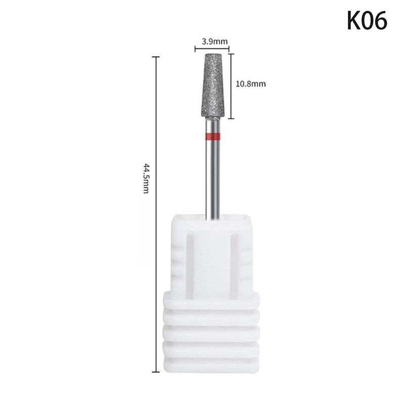 Diamond Nail Drill Bit Mill Cutter All For Manicure Machine Bit Tools Accessories Cuticle Clean For Removing Nail Gel