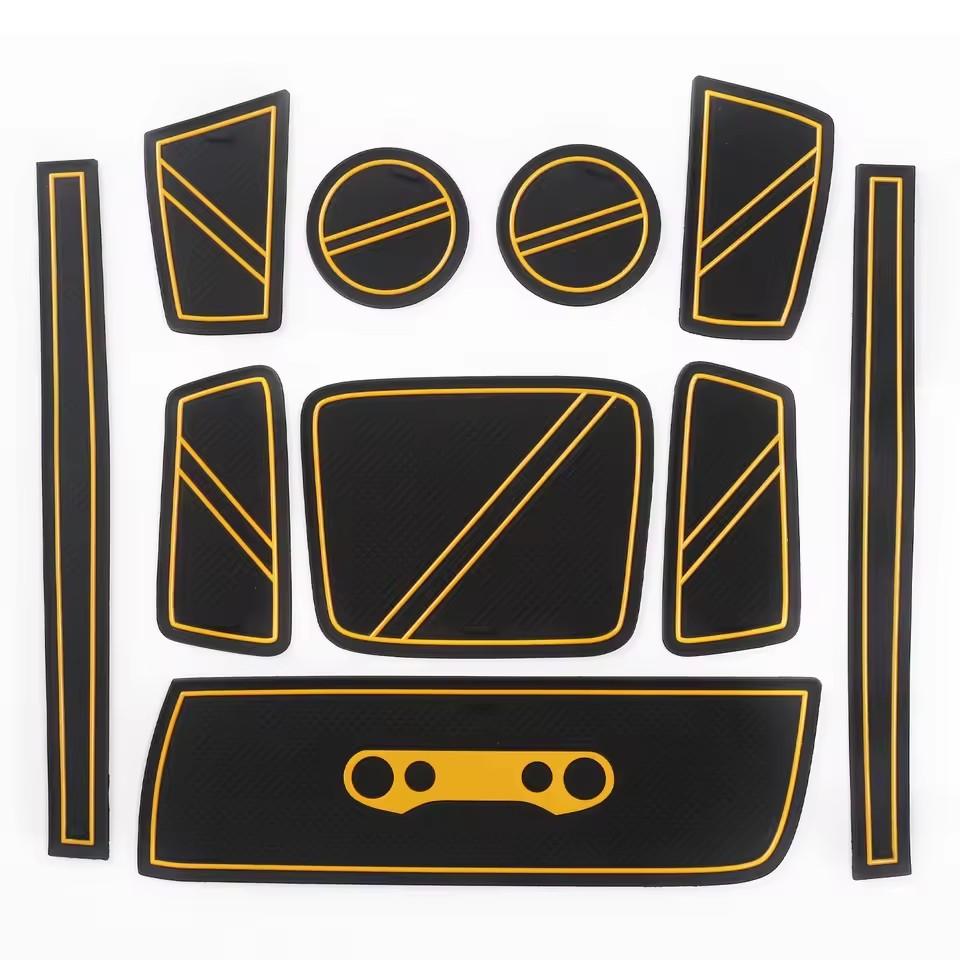 for Hyundai Casper 2025 2025 Anti-Slip Gate Slot Cup Mat Non-Slip Door Pad  Coasters Car Interior Accessories