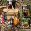30L Camping Cooking Utensil Organizer Large Capacity Handheld Travel Picnic Bag Detachable Multifunctional for Outdoor Camping
